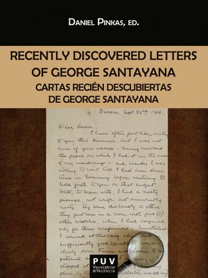 cover image of Recently Discovered Letters of George Santayana